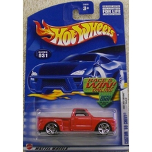 1969 Custom Red Step Side Chevy Truck Hot Wheels