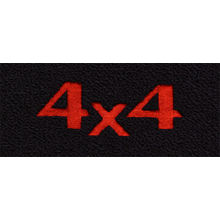 4x4 Logo Carpet Floor 2pc Floor mats 